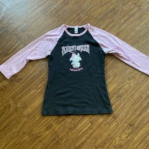 Soilent green baseball tee